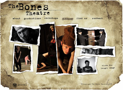 The Bones Theatre website